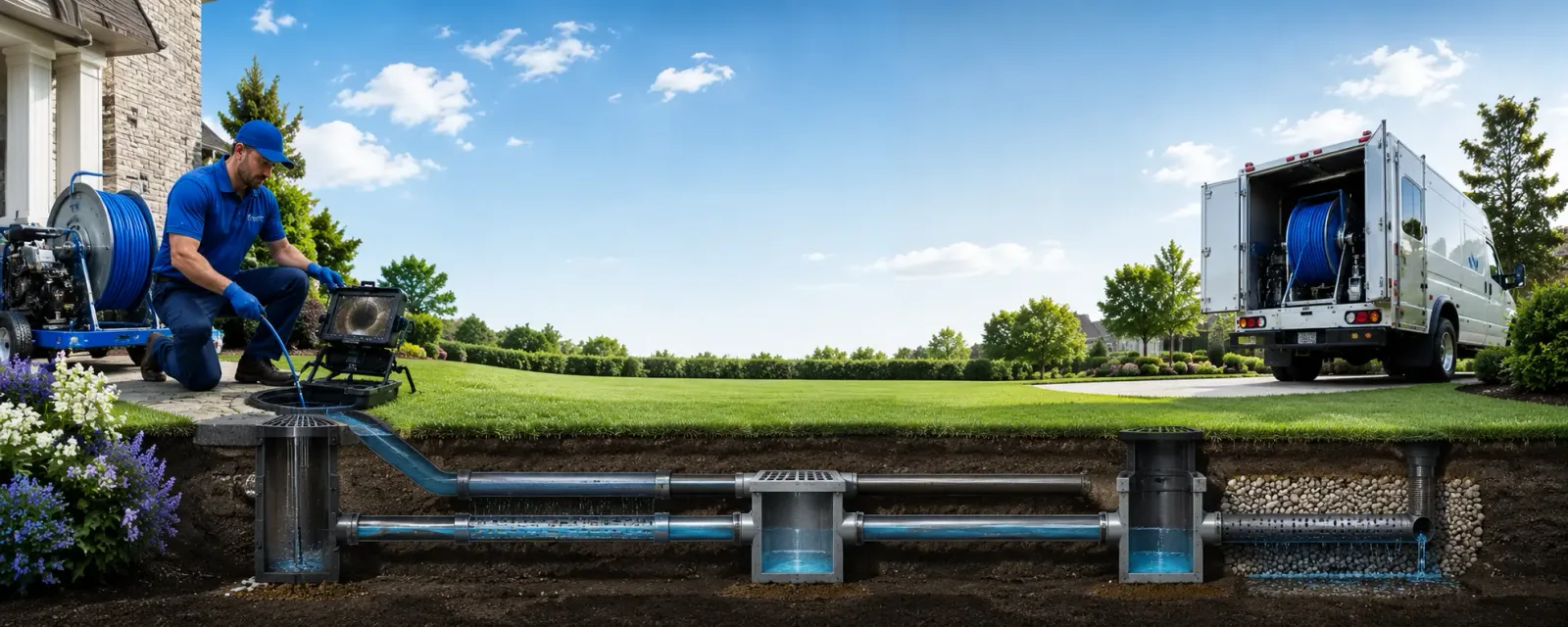 Outdoor drain cleaning information for Delta, AL
